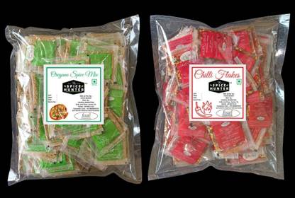 The SPICE HUNTER COMBO OREGANO & CHILLI FLAKES SACHET
