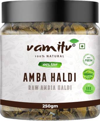 vamitv Amba Haldi Raw | Curcuma Aromatica | Wild Turmeric |100% Natural