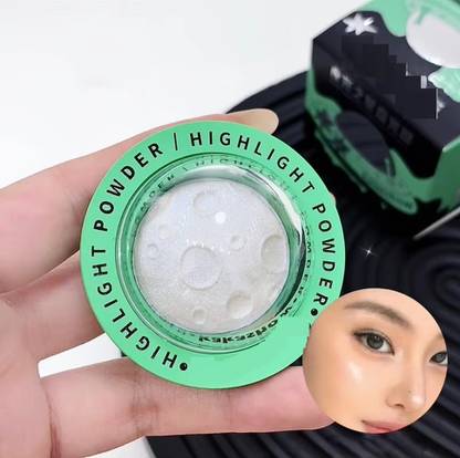 HUZURLU Pearl Silver Face Highlighter Shimmer Glitter Diamond Sparkly  Highlighter