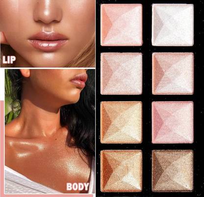 Herrlich HD Highlighter Palette Waterproof Glowing  Highlighter