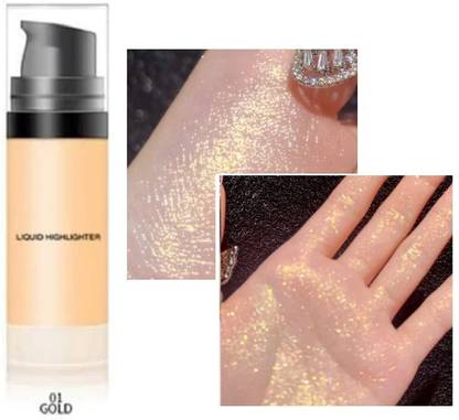 REIMICHI HD Glow Liquid Highlighter 15ml (Shade 02: gold) Highlighter