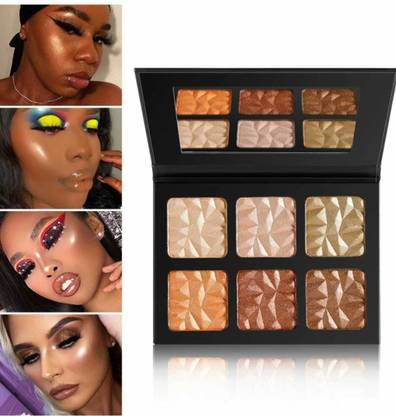 Cosluxe Delanci 6 Colors Diamond Highlighter Palette  Highlighter