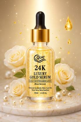 QUAT Gold Standard Glow: Illuminate Your Face with 24K Liquid Highlighter serum Highlighter