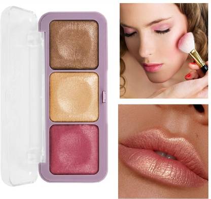 DARVING Glow Highlighter Powder| Highly Pigmented Highlighter Palette  Highlighter