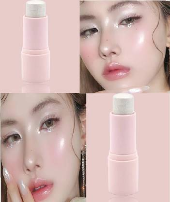 tanvi27 Face Brighten Makeup Cream Shimmer Highlighter Stick Highlighter(sliver) Highlighter
