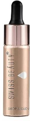 SWISS BEAUTY Drop & Glow Illuminating Liquid Highlighter With Dewy Finish Shade - 3 Highlighter