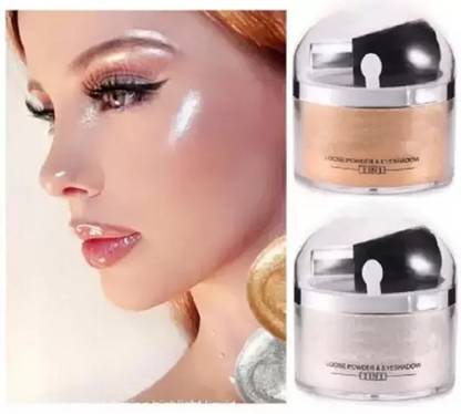 WOONGMI Highlighter Powder Makeup Face Glow Highlight Brighten Shimmer Makeup
