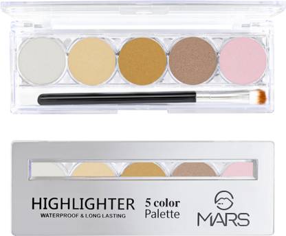 MARS 5 Color Glow Highlighter Palette Highlighter