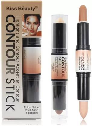 Kiss Beauty Contour Stick Highlighter (cream) With sponge puff Highlighter