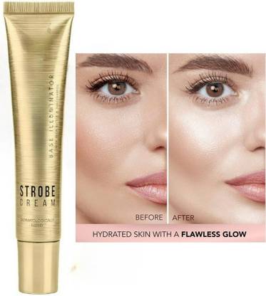 FLORERO Strobe Cream, Instant luminous Dewy Finish, Smoothens Highlighter