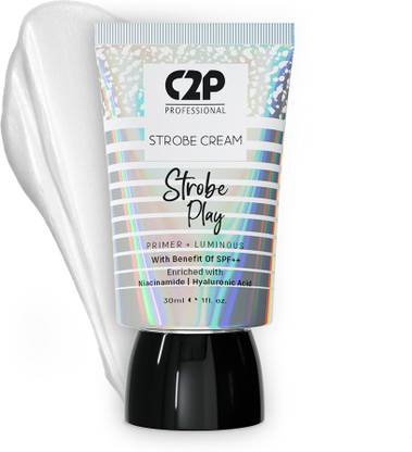 C2P Professional Make-Up Strobe Cream Illuminating Glowing Makeup Face 3 in 1 Moisturizer Primer Highlighter