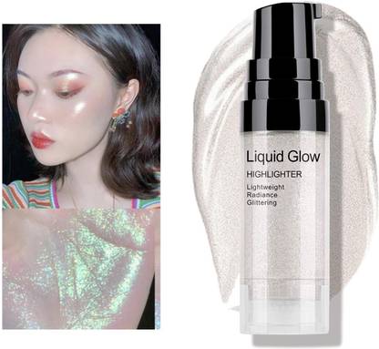 WOONGMI Face Glow Shimmer Liquid Highlighter Waterproof Glitter Highlighter