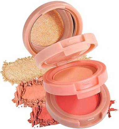 LOVE HUDA HD Baked Professional Blusher Powder And Highlighter Eyeshadow Palette Highlighter