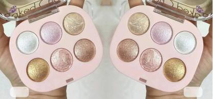 GFSU - GO FOR SOMETHING UNIQUE Best 6 Shades Baked Face Highlighter Palette For Women And Girls Face Highlighter