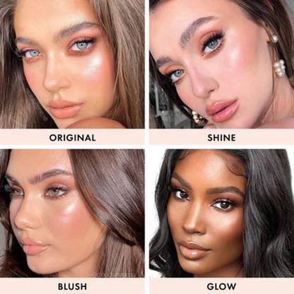 INDIANA HUDA Pack of 2 London Iconic illuminator liquid highlighter for face glow And Body Highlighter