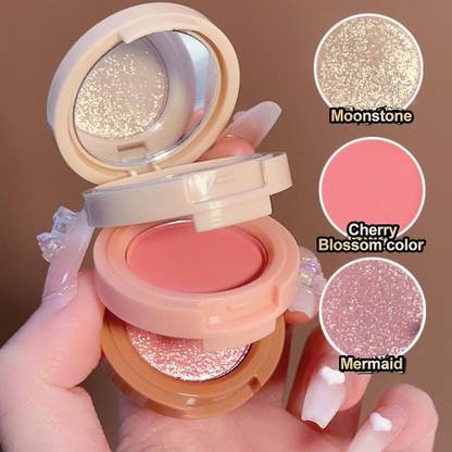RPC 3 in 1 Blusher Highlighter Eyeshadow Palette Kit Highlighter