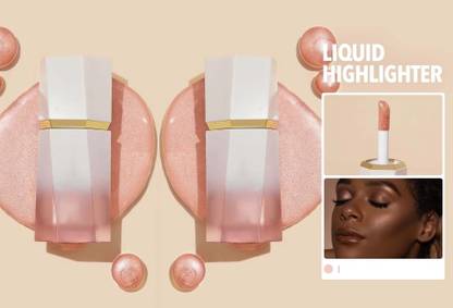 tanvi27 Liquid Highlighter Makeup for Face, Cheekbone & Body Glow Combo Highlighter