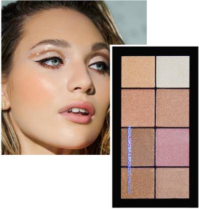 GULGLOW99 Ultra Glow Baked Highlighter Blusher Highlighter Palette Highlighter