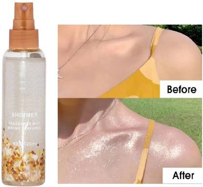 GULGLOW99 Shimmer Finishing Spray For Face And Body,Brightening & Illuminating Glow