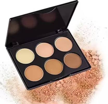 feelhigh DELANCI 6 Colors Powder Contour Palette Highlighting contour Highlighter