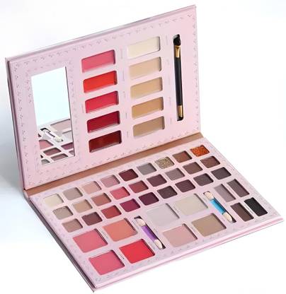 LOVE HUDA All In 1 Makeup Book Palette Eyeshadow, Blusher, Contour, Highlighter, Eye Brow Highlighter