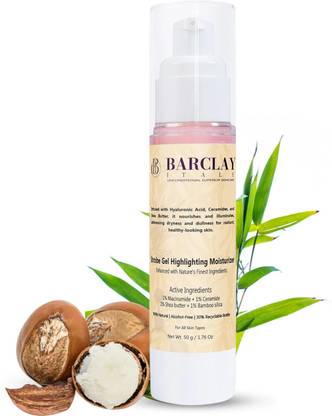 BARCLAY ITALY Radiant Glow Strobe Gel Infused with Hyaluronic Acid, Ceramides & Shea Butter Highlighter