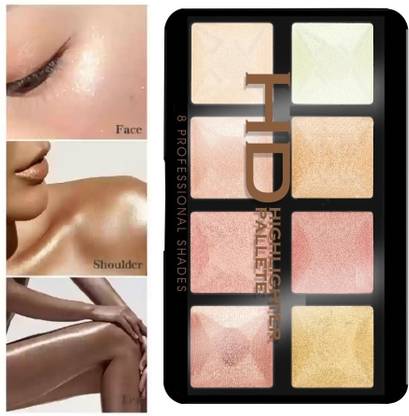 NADJA SWEAT PROOF BEST HIGHLIGHTER PALETTE BEST FOR FACE AND BODY Highlighter