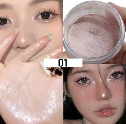 MYEONG Makeup Glow Shimmer Long Lasting Brighten Skin Illuminator for Face Highlighter
