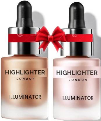 TRENDEE HUDA Highlighter Illuminator Liquid, Face & Body, Waterproof, 3D Glow, Bridal Makeup. Highlighter
