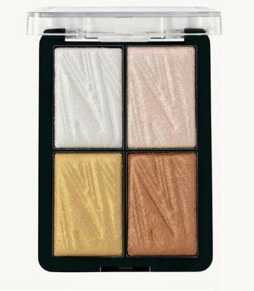 lujo 4 Shade Illuminating Palette Blusher GlowZilla Face Kit  Highlighter