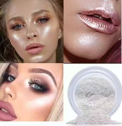 GULGLOW99 White Highlighter Shimmer Powder Natural Shiny Highlighter