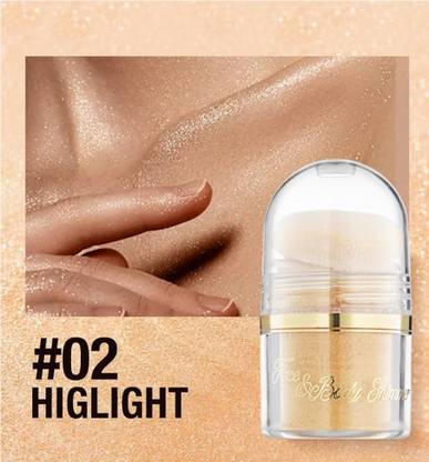 SEUNG Best Highlighter for Face, Hair, Eye Brightener, Sparkling Bronze Body Shimmer Highlighter