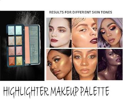 Luipui HIGHLIGHTER PALETTE TRENDING COSMETIC MAKEUP FOR WOMEN Highlighter