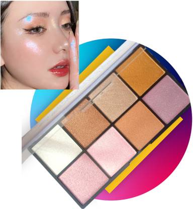 tanvi27 Professional Touch Highlighter & Bronzer Palette Shining Highlighter
