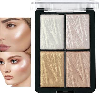 Yuency BEST MAKEUP KIT HIGHLIGHTER AND BLUSHER PLAETTE Highlighter
