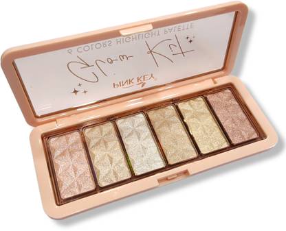 s.f.r color Pink~key Glow Kit 6Color Highlighter Palette.A Highlighter