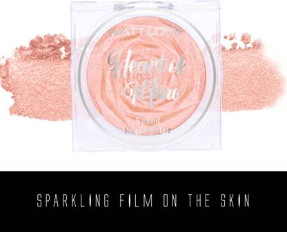 MATTLOOK Heart of Mine Natural Glow Ultra Pigment Easyblend Texture Longwear Illuminating Highlighter