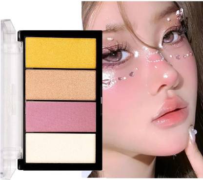 Arcanuy Shimmer Glitter Highlighter Palette Face  Highlighter