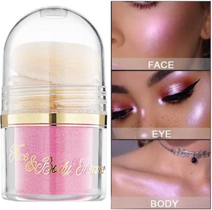 tanvi27 illuminator Powdery Pink Dust highlighter for face makeup Highlighter