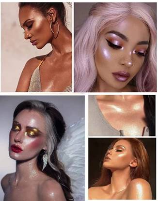 Emijun Long Lasting Sparkle Smudge-Proof Loose Glitter  Highlighter