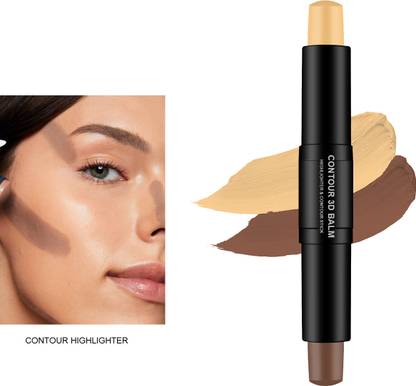 Sheny 2 In 1 Contour With Highlighter Stick For All Skin Tone.  Highlighter