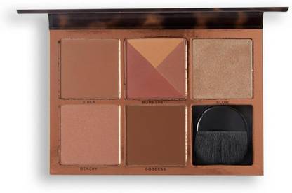 Revolution Pro Goddess Glow Face Palette Endless Glow For Eye & Cheek Bronzer,Blusher,Eyeshadow Highlighter