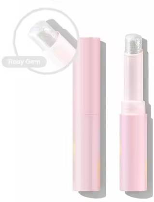 tanvi27 Crystal Jelly Eye Shadow Stick, Multi-Use Shimmer Silver Highlighter Pencil Highlighter