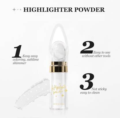 WOONGMI Highlight Stick Patting Powder Highlighter Makeup Shimmer Body Glitter