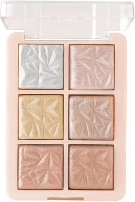 Neycare New 6 Shade illuminating and Blusher Palette Highlighter (shade 01) Highlighter