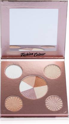 FASHION COLOUR Platinum Glow Up Palette | Illuminating Highlighter Palette 16g Highlighter