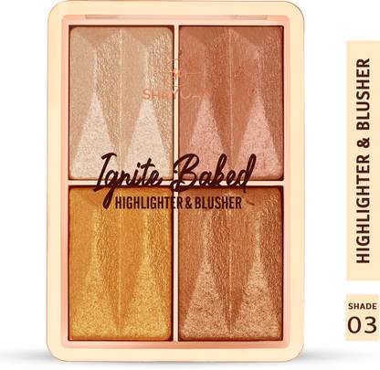 Shryoan Inginte Baked Multi Shimmer Blusher And Highlight Palette Highlighter