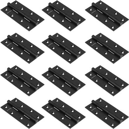 Plantex Heavy Duty Stainless Steel Door Hinges 5inchx12 Gauge/2.5mm Thickness for Door Butt/Mortise Hinge
