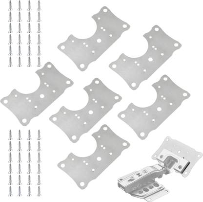 SERPLEX 6Pcs Stainless Steel Cabinet Door Hinge Repair Kit Plates

Character count: 56 Butt/Mortise Hinge
