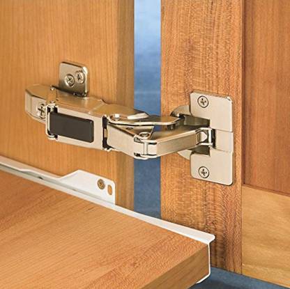 EBCO Slow Motion 3D Cabinet Hinges, Pack of 2,Smooth and Quiet Closing Self Closing Hinge